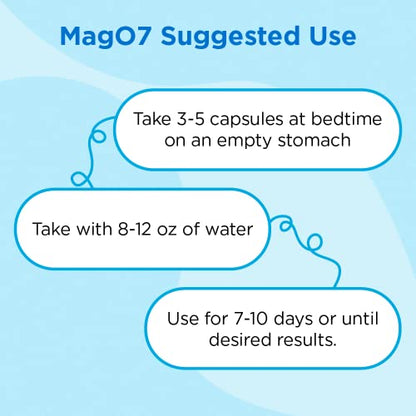 nbpure Mag O7 Oxygen Digestive System Cleanser Capsules, 180 Count nbpureBuy Supplements Australia