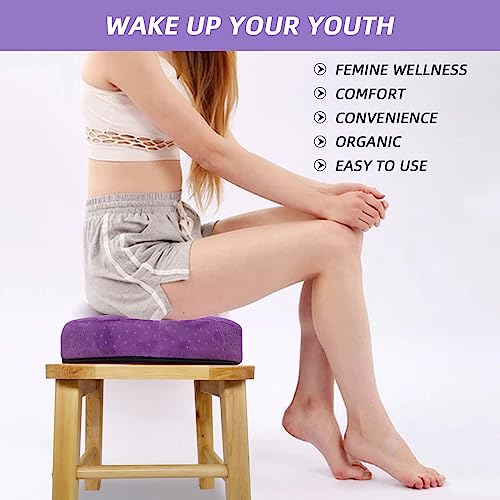 ElasignShopo Yoni Seat Kit, Wooden Vaginial Steaming Stool Chair Set with Gown for Feminine ElasignShopoBuy Supplements Australia