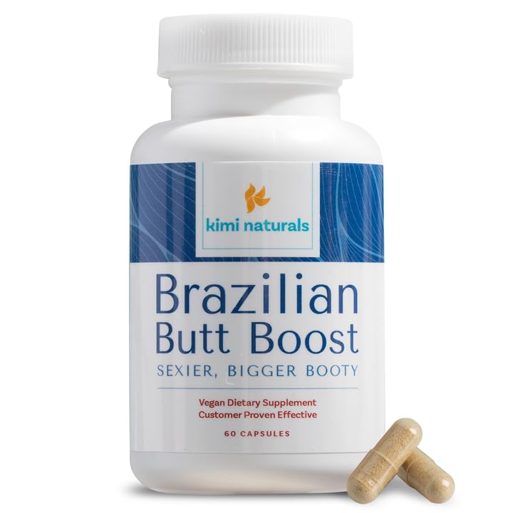 Kimi Naturals Butt Enhancer Pills - Tightening and Butt Lifting Supplements for Bigger Booty and Curvy Hips - Fast Growth Bum Enhancement 60 Capsules KIMIBuy Supplements Australia