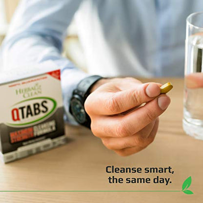 Herbal Clean - QTabs Same-Day Detox, Portable and Discreet, 10 Tablets Herbal CleanBuy Supplements Australia