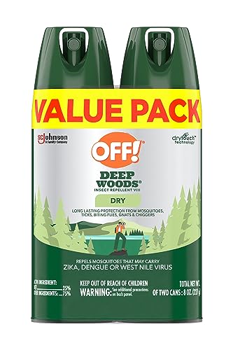 OFF! Deep Woods Insect Repellent Aerosol, Dry, Non-Greasy Formula, Bug OFF!Buy Supplements Australia