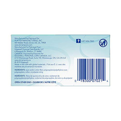 o.b. Pro-Comfort Non-Applicator Tampons, Super Absorbancy, 40 Count (Pack of 1) o.b.Buy Supplements Australia