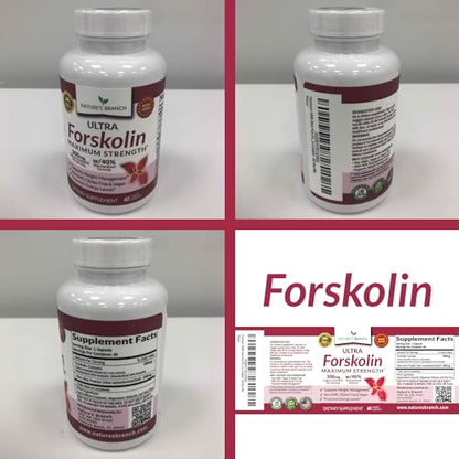 Premium 100% Ultra Pure Forskolin for Weight Loss Max Strength w/ 40% Standardized Nature's BranchBuy Supplements Australia