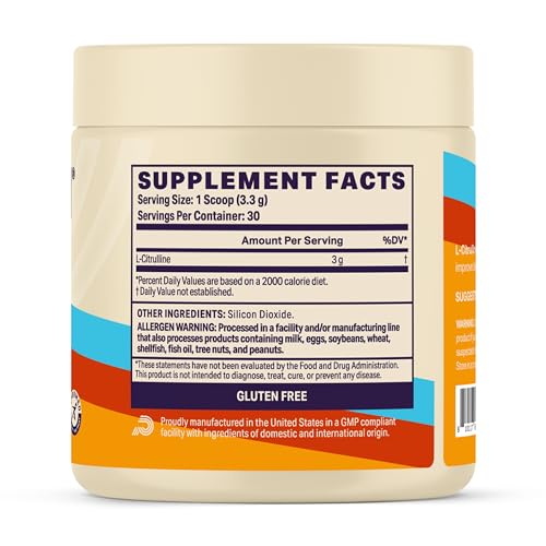 Podium Nutrition, Solos | L-Citrulline, 30 Servings, Unflavored, Boost Athletic Performance