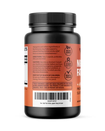 HAVASU NUTRITION Night Time Fat Burner Pills with Apigenin | 50mg | 60 Count HAVASU NUTRITIONBuy Supplements Australia