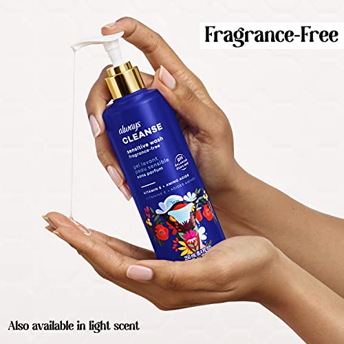 Always Cleanse Feminine Intimate Wash For Women, Ph Balanced For Sensitive Skin, Fragrance-Free AlwaysBuy Supplements Australia