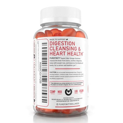 PUREFINITY Apple Cider Vinegar Gummies – Raw, Natural, Unfiltered ACV from The Mother PUREFINITYBuy Supplements Australia