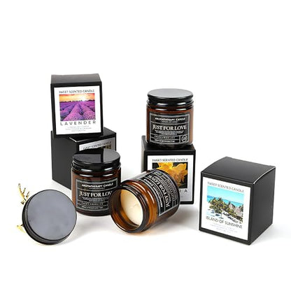 Candles for Home Scented Candle Gifts for Men Candles Clearance Amber Candle Jar Soy Wax Candles CaelusiBuy Supplements Australia