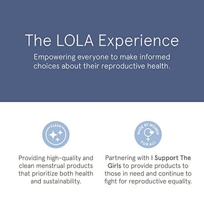 LOLA Organic Cotton Tampons, 60 Count - Super Plus Tampons, Period Feminine Hygiene Products LOLABuy Supplements Australia