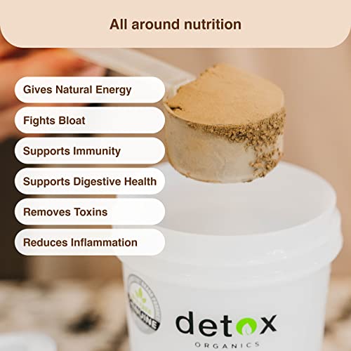 Detox Organics Chocolate Superfood Powder, Detox Cleanse for your Body, Bloating Relief Detox OrganicsBuy Supplements Australia