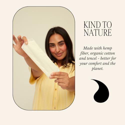 Rif Care Organic Menstrual Pads Feminine Hygiene Hemp Fiber Biodegradable Rif careBuy Supplements Australia