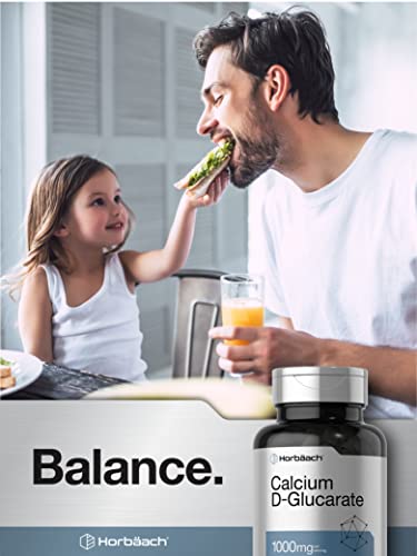 Calcium D-Glucarate 1000mg | 120 Capsules | Non-GMO, Gluten Free Supplement HorbäachBuy Supplements Australia