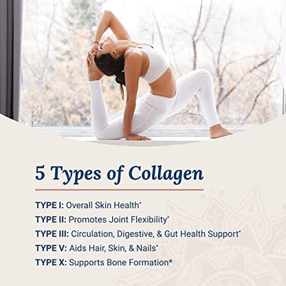Live Conscious Beyond Collagen Multi Collagen Capsules - Types I, II, III, V & X Live ConsciousBuy Supplements Australia