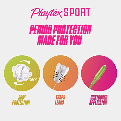 Playtex Sport Tampons, Multipack (24ct Regular/24ct Super Absorbency) PLAYTEXBuy Supplements Australia