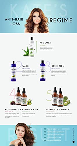Kate Blanc Cosmetics Organic Castor Oil (4oz). 100% Pure, Cold Pressed, Hexane Free in a Glass Bottle Kate Blanc CosmeticsBuy Supplements Australia