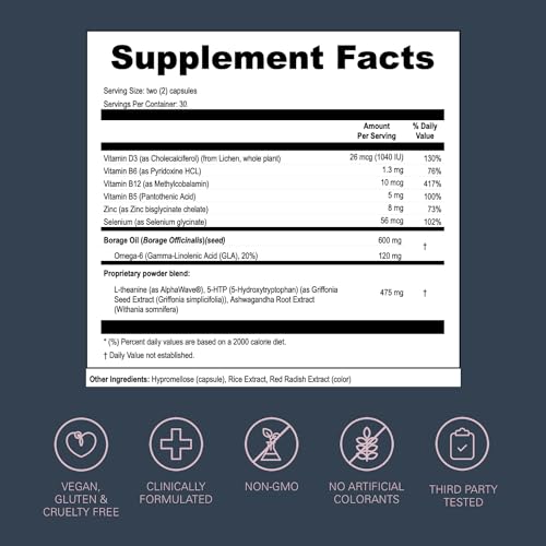 LOONI Balance Beam Mood Complex Supplement | PMS Relief with Ashwagandha, Vitamin B12 L·OONIBuy Supplements Australia