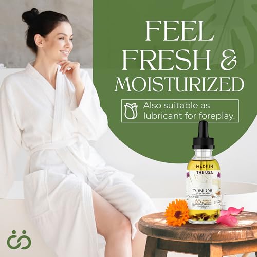 Natural Yoni Oil, Mint Fresh Feminine Care Oil, Reduces Odor, Restores pH Balance, All Natural, Herbal Yoni Quality Seamoss and Yoni OilBuy Supplements Australia