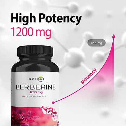 Coshisensu Berberine HCI 1200mg - Premium Berberine Supplements - 60 Capsules CoshisensuBuy Supplements Australia
