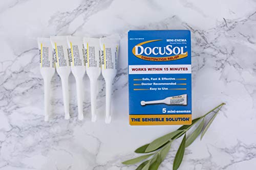 Docusol Docusate Sodium Mini Enema ml, Clear, 0.84 Fl Oz EnemeezBuy Supplements Australia