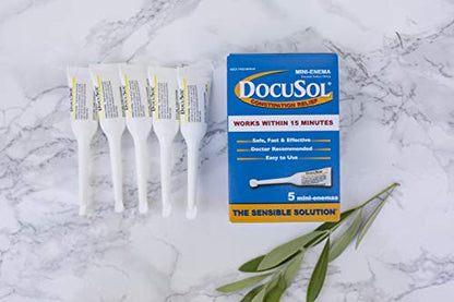Docusol Docusate Sodium Mini Enema ml, Clear, 0.84 Fl Oz EnemeezBuy Supplements Australia