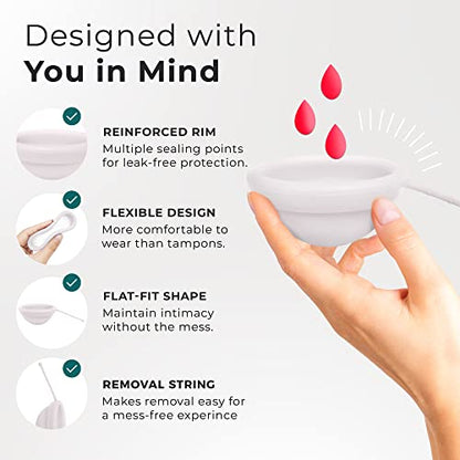 EcoBlossom Reusable Menstrual Disc with Removal String - The Most Reliable Medical Grade Silicone EcoBlossomBuy Supplements Australia