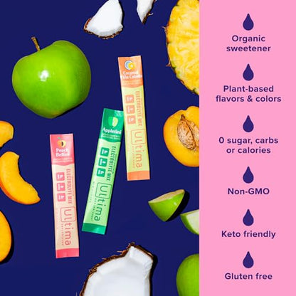 Ultima Replenisher Daily Electrolyte Drink Mix – Mocktini Variety, 18 Stickpacks – Hydration Ultima ReplenisherBuy Supplements Australia