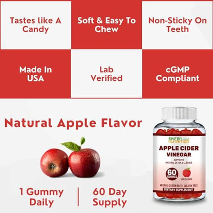 SHIFAA NUTRITION Halal Apple Cider Vinegar Gummies. Cleanse & Detox ACV Gummies SHIFAA NUTRITIONBuy Supplements Australia