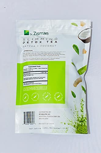 Dr. Zisman ZT Slimming - Matcha-Coconut Detox Blend, Weight Loss Tea with Antioxidant Effects Dr. Zisman ZT Slimming TeaBuy Supplements Australia