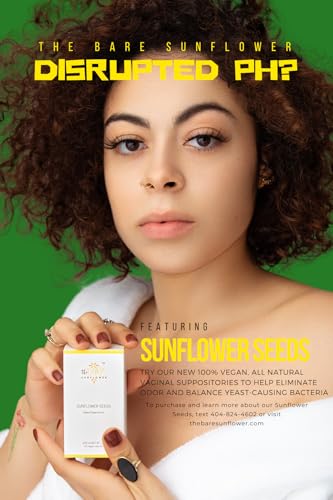 Sunflower Seeds - Vegan Vaginal Suppositories The Bare SunflowerBuy Supplements Australia