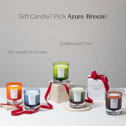 Pumpkin Scented Candles for Home - 12 oz, 70 Hours Burning - Natural Essential Oils & Soy Wax Azure BreezeBuy Supplements Australia