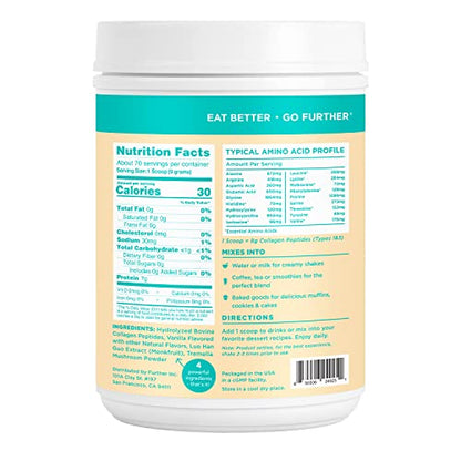 Further Food Best Collagen Peptides Powder Vanilla Flavored Keto Grass-Fed Collagen Further FoodBuy Supplements Australia