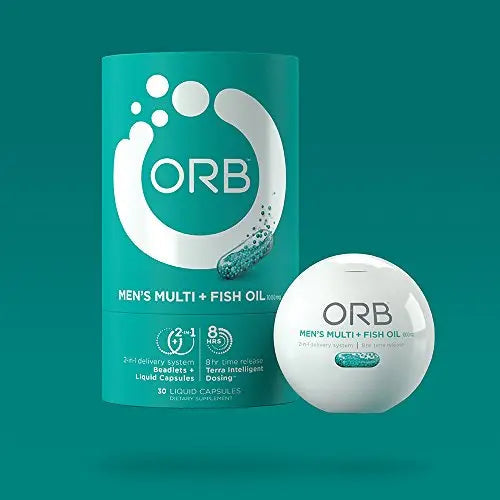 ORB Men’S MULTIVITAMIN + Fish Oil – A Complete Multi + Fish Oil |Heart Health Support, Antioxidant Support, Supports a Positive Mood Orb WellnessBuy Supplements Australia