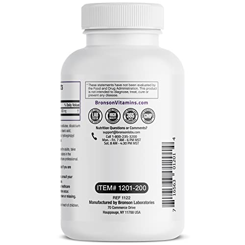 Bronson Apple Cider Vinegar 3000 MG per Serving Extra Strength - Non-GMO, 200 Vegetarian BronsonBuy Supplements Australia