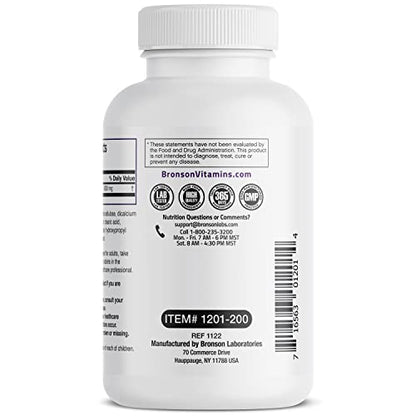 Bronson Apple Cider Vinegar 3000 MG per Serving Extra Strength - Non-GMO, 200 Vegetarian BronsonBuy Supplements Australia