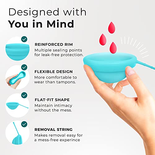 EcoBlossom Reusable Menstrual Disc with Removal String - The Most Reliable Medical Grade Silicone EcoBlossomBuy Supplements Australia