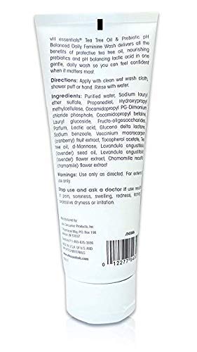 vH essentials Intimate Feminine Wash - pH Balanced with Tea Tree Oil, Cranberry, Prebiotics, Lavender vH essentialsBuy Supplements Australia