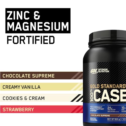 Optimum Nutrition Gold Standard 100% Casein Slow Digesting Protein Powder with Zinc Optimum NutritionBuy Supplements Australia