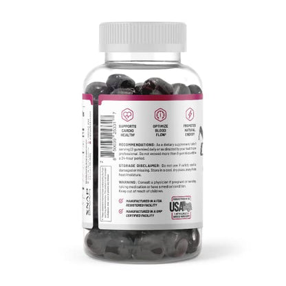 Snap Supplements Nitric Oxide Beet Root Gummies - Support Healthy Blood Circulation Snap SupplementsBuy Supplements Australia