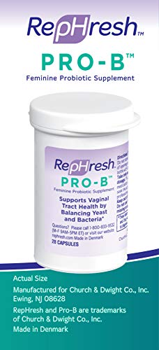 NEW RepHresh Pro-B Feminine Probiotic Supplement Non- Dairy Formula/Vegetarian Capsule, 28ct RephreshBuy Supplements Australia