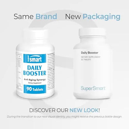 Supersmart Daily Booster (Advanced Formula) - with PQQ, OPCs, Quercetin, Acetyl L-Carnitine, R-Lipoic Acid - Boost for Multivitamin Supplement SupersmartBuy Supplements Australia