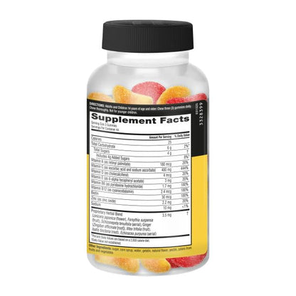 Airborne 400mg Vitamin C Gummies for Adults & Children, Immune Essentials Daily Immune Support Supplement with Vitamins C & E - Orchard Fruit Flavor, 132 Gummies (Pack of 2) AirborneBuy Supplements Australia
