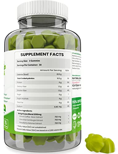 Fat Burning Gummies Pure Extract Garcinia Cambogia, Green Coffee, Raspberry Ketones NATURALGENIUSBuy Supplements Australia