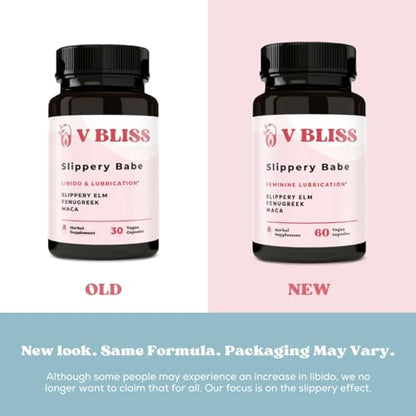 V Bliss Slippery Babe Vaginal Moisturizer Capsules | Relieves Vaginal Dryness with Slippery Elm V BlissBuy Supplements Australia
