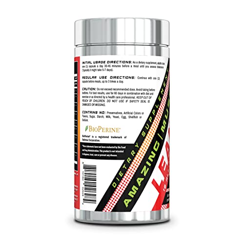 Amazing Muscle Lean 10 Burner - 90 Capsules - 30 Servings - Helps to Preserve Muscle Amazing NutritionBuy Supplements Australia