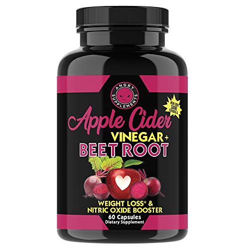 Angry Supplements Apple Cider Vinegar + Beet Root Capsules, Detox Pills, Nitric Oxide Angry SupplementsBuy Supplements Australia