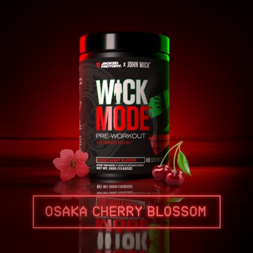 Jacked Factory X John Wick - Wick Mode Pre Workout Powder - Intense Energy, Battle-Rea Jacked FactoryBuy Supplements Australia