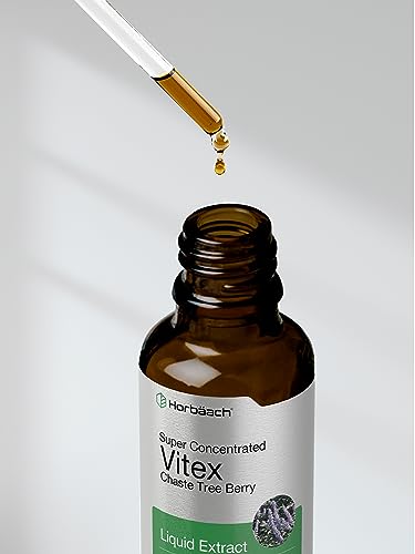 Vitex Berry Chasteberry Extract | 2 fl oz | Super Concentrated | Alcohol Free Chaste Tree HorbäachBuy Supplements Australia