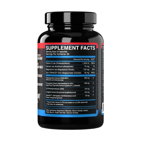 eFlow Nutrition Enflux Natural T Support with KSM-66 Ashwagandha - Supplement eFlow NutritionBuy Supplements Australia