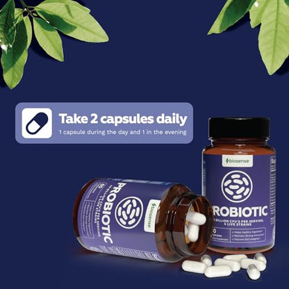 Colon Health Probiotic and Prebiotic Capsules - Gut Health Prebiotics and Probiotics Bio SenseBuy Supplements Australia