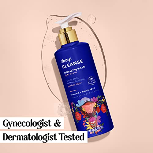Always Cleanse Feminine Intimate Wash For Women, Ph Balanced For Skin, Lightly Scented AlwaysBuy Supplements Australia